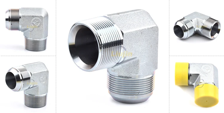 90 degree ELBOW JIC MALE 74 degree CONE NPT Excellent hose adapter hydraulic pump hydraulic adapter