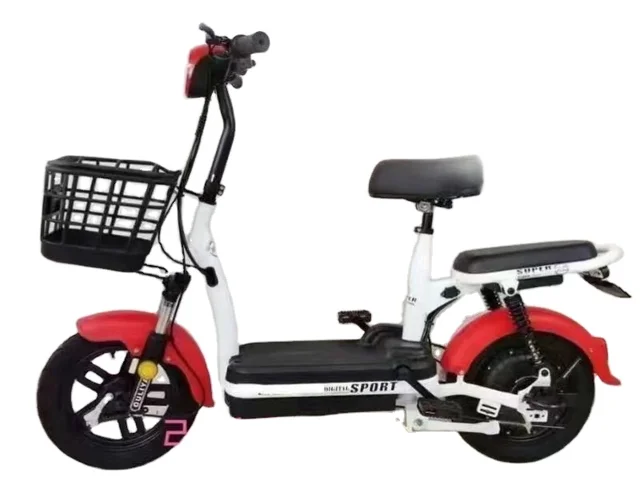 Cheap 48V Battery 350W Motor Cheap 2 Seats  Electric City Road Bicycle Wholesale Electric Bike Adult