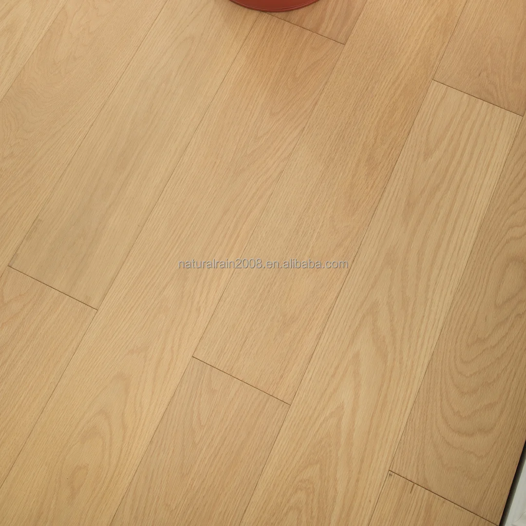 Smooth Surface Coffee Color Engineered Wood Floor Timber Hardwood Flooring Oak