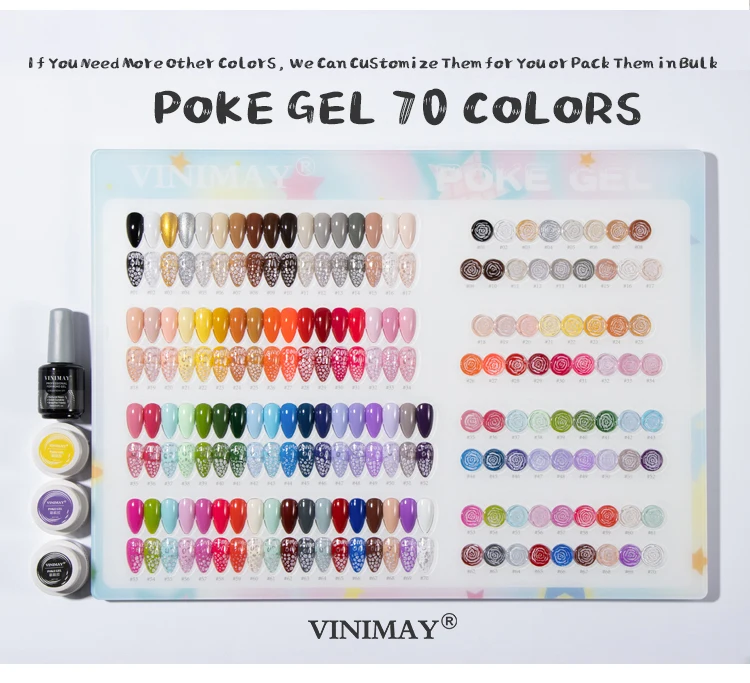 odm abstract crack poking gel polish for nail art-11