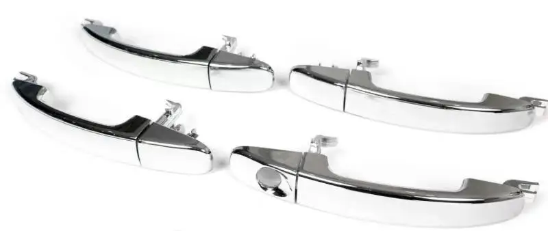Juego De 2 Manijas De Puerta Delanteras Cromadas Para Ford Ranger 2001-2011 | Sin Cerradura | Reemplazo Directo