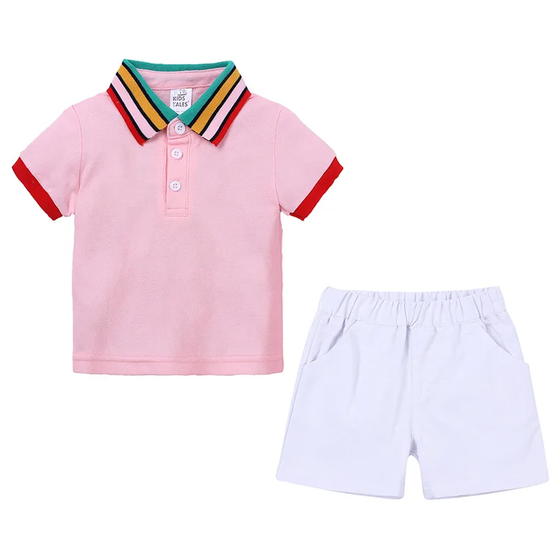 Boys Clothes Sets 2020 Summer Kid Polo 