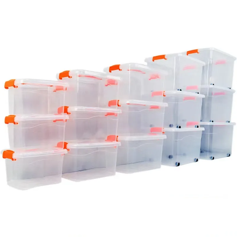 Different Sizes 27l 40l 65l Plastic Storage Box High Quality
