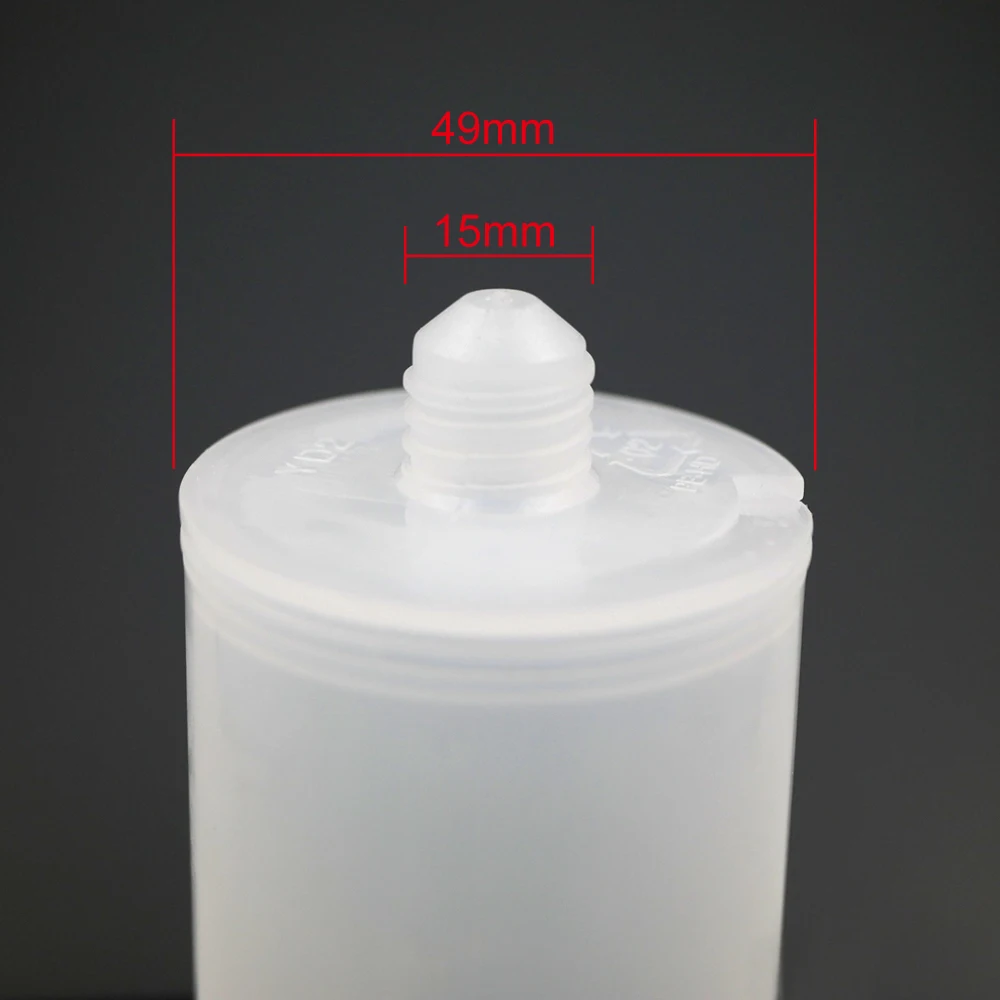 310ml Silicone Sealant Hdpe Cartridge Empty Lucency Plastic Caulk Tube