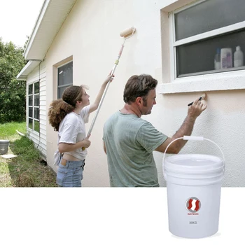 High Quality Acrylic Polymer in Primary Form Water Based Colored Exterior Wall Coating External House Latex Paint