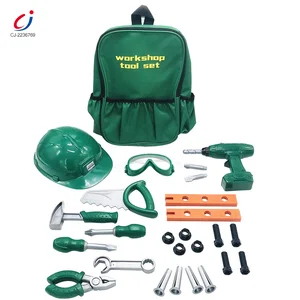 27pcs Child Toys Boy Kids Games Plastic Wrench Screwdriver Engineer Tool Set Toy Tool Kit Toy Tool Set with Bag