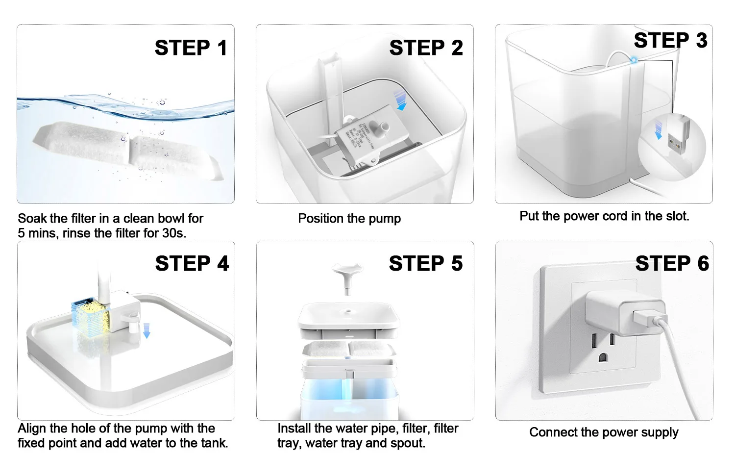 2.2l Smart Cat Water Fountain App Control Pet Drinking Water Fountain
