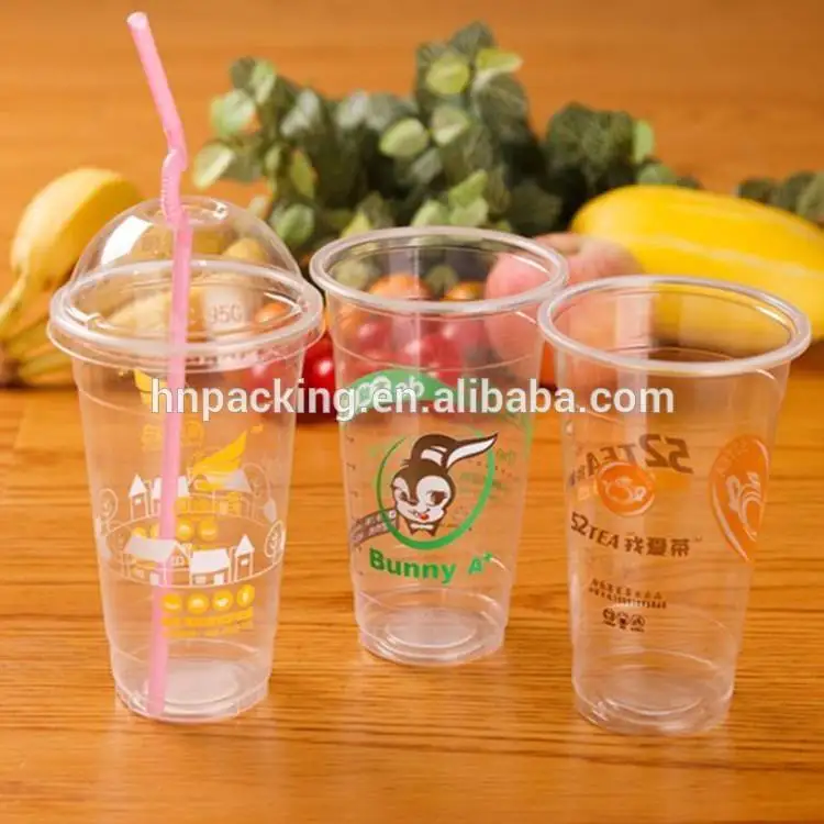 Plastic Smoothie Cups With Lids For Wholesale_disposable Plastic Cup With Lid Buy 16oz Plastic