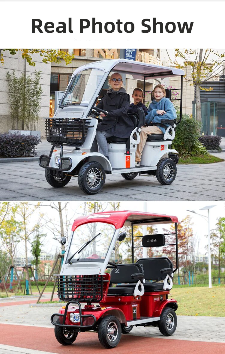 Fourwheeled Electric Mobility Scooter For The Elderly Adult