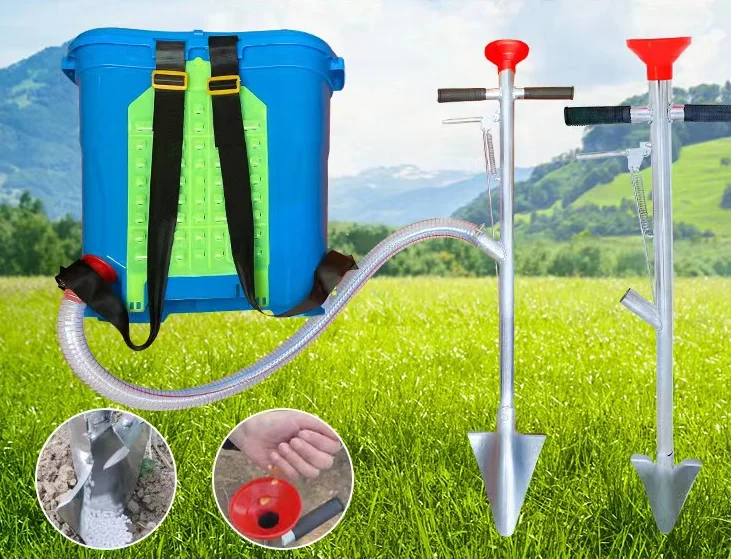 Manual Backpack Hand Granular Spreader Simple Planting Machine Suitable ...