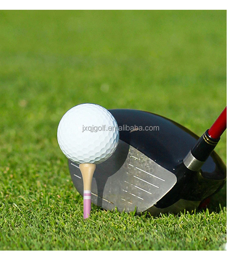 High Quality Wholesale Golf Accessories Bamboo Custom Golf Tee Durable Tees Golf Customized Logo