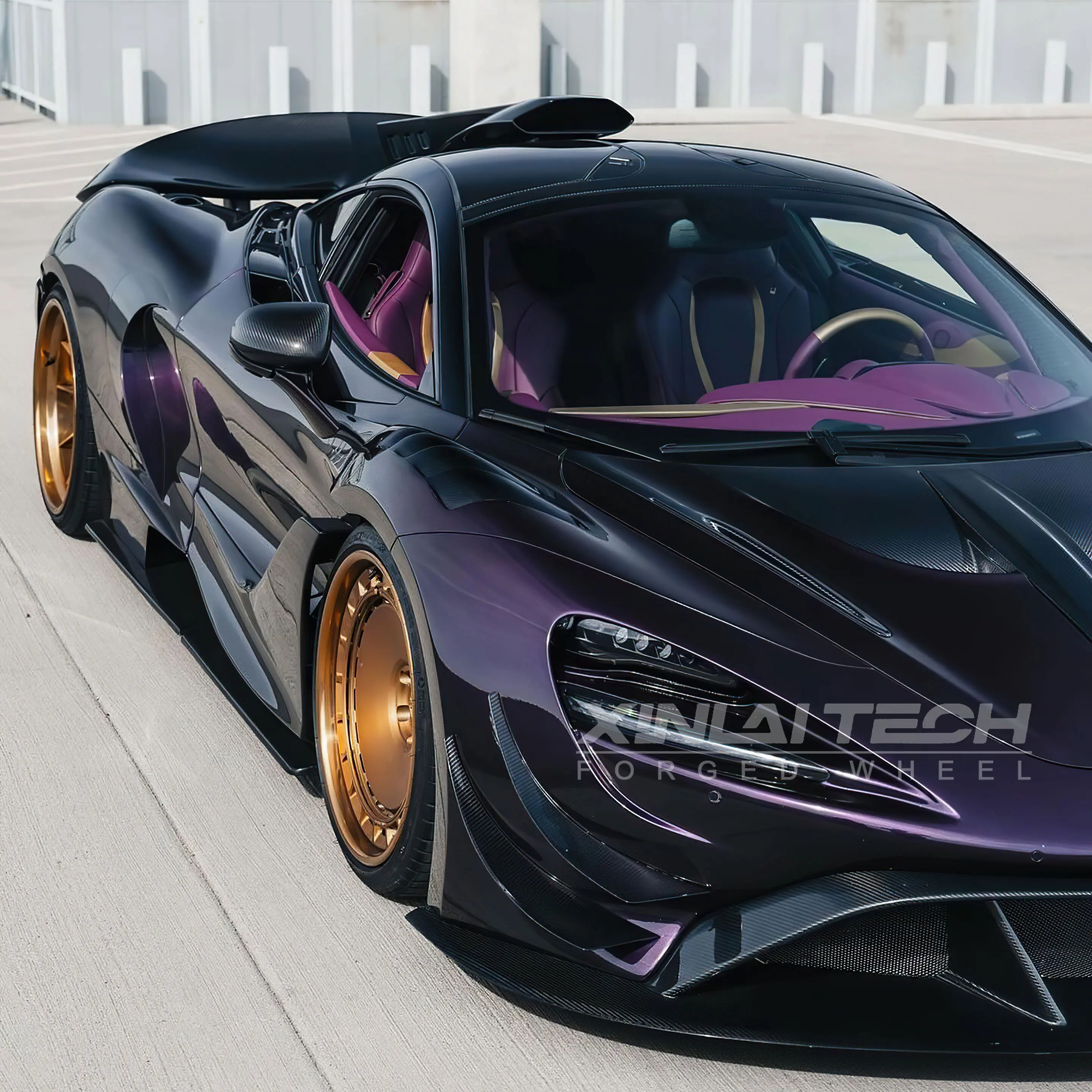 XL Custom Forged Alloy Rims Deep Dish Deep Lip 2-piece 5x114.3 5x130 5x120 5x112 18 20 21 22 24 Inch Wheel for mclaren 720s BMW - Image 4