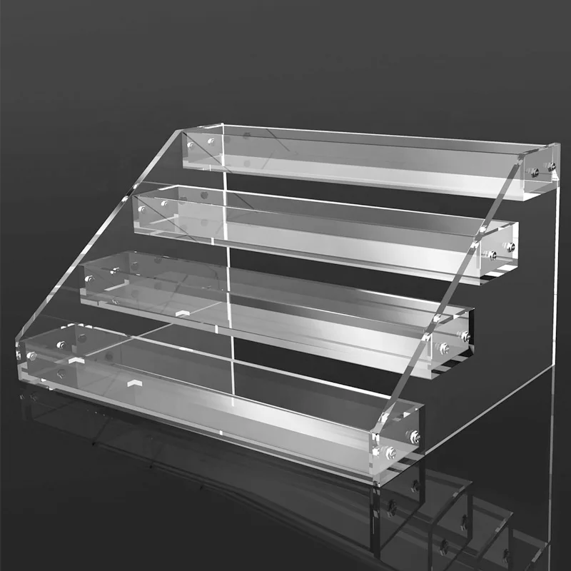 Acrylic Riser Display Stand Clear Acrylic Display Shelf Makeup