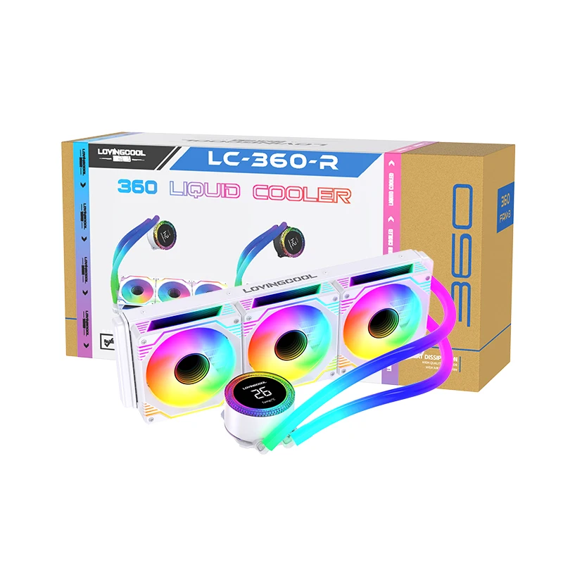 Lovingcool 液体クーラー LovingcoolリアルタイムTEMPディスプレイウォーターポンプ