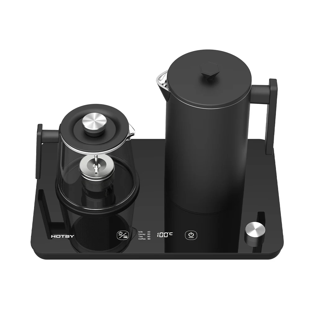 Hotsy Germany Automatic Cattle Tea Portable 2.9L Multifunctional Glass Timer Electric Kettle