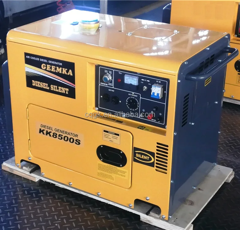 air cooled portable silent 7kw 8kva diesel generator Products from