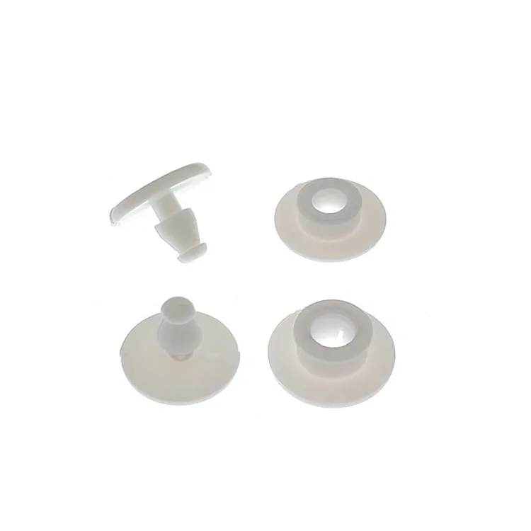 Disposable Plastic Wristband Snap Lock Two Parts Plastic Snap Button for Wristband Bracelet Clip