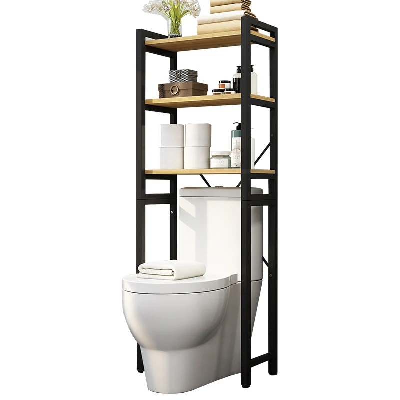 Bathroom Display Shelf Storage Holders Over Toilet 3rack Standing