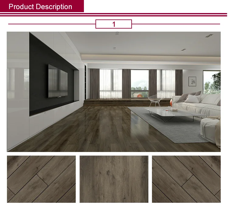 Modern Design Style 2-9mm Best Price click PVC LVT Vinyl Flooring