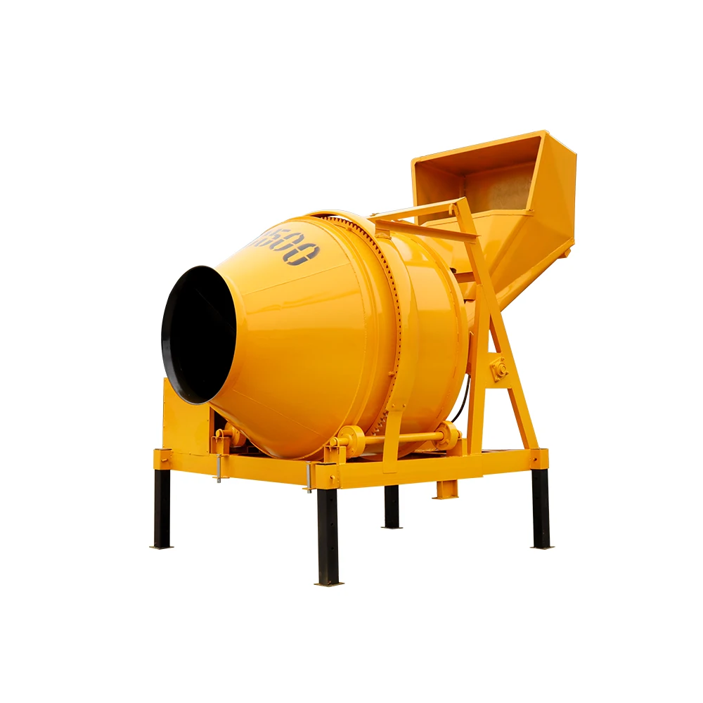 Movable Self Loading Hydraulic Automatic JZC Series Capacity Customizable Diesel Powered Drum Concrete Mixer