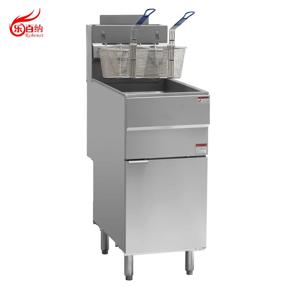 10L Table Top Single Tank Gas Chicken French Fries Chips Deep Fryer Commercial Machine Spare Parts Provided Restaurant Equipment