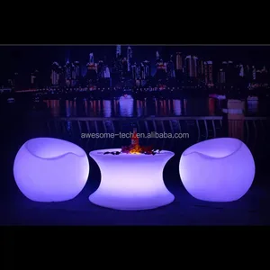 Cute Nighttime Luminous Furniture Table for Bedroom/Living Room Landscape Colorful Decorative Lighting Table