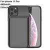 สีดำสำหรับ iPhone 11 Pro (4800mAh)