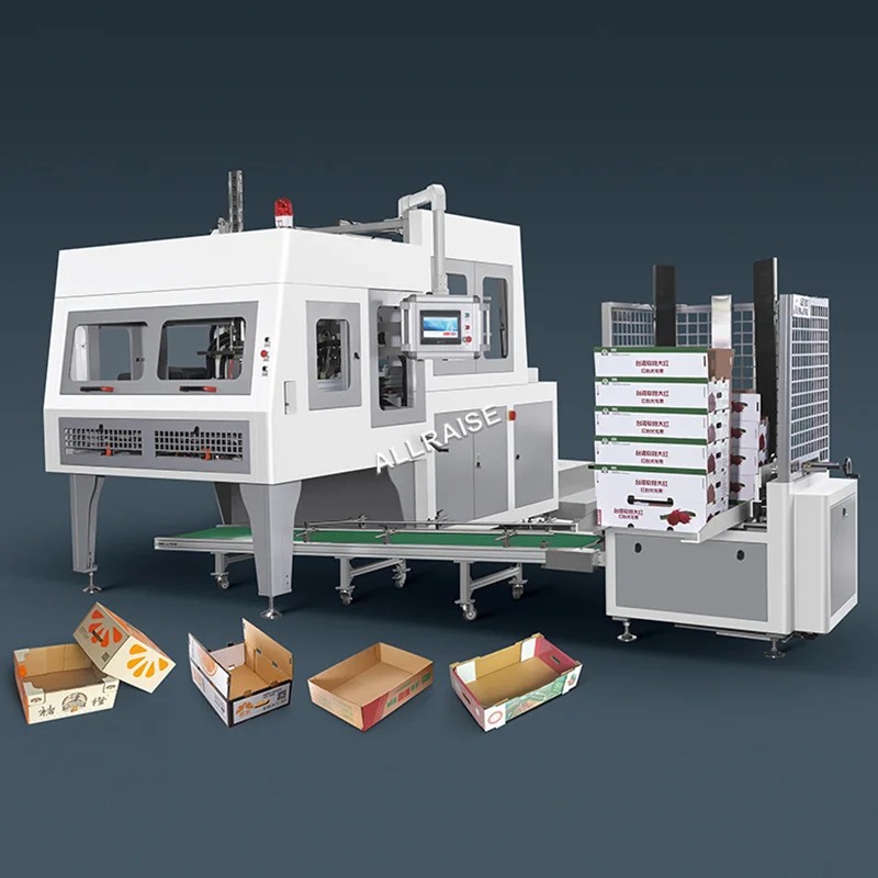 Automatic Corrugated Carton Box Making Machine Fruit Box Making Machine Banana Box Making Machine