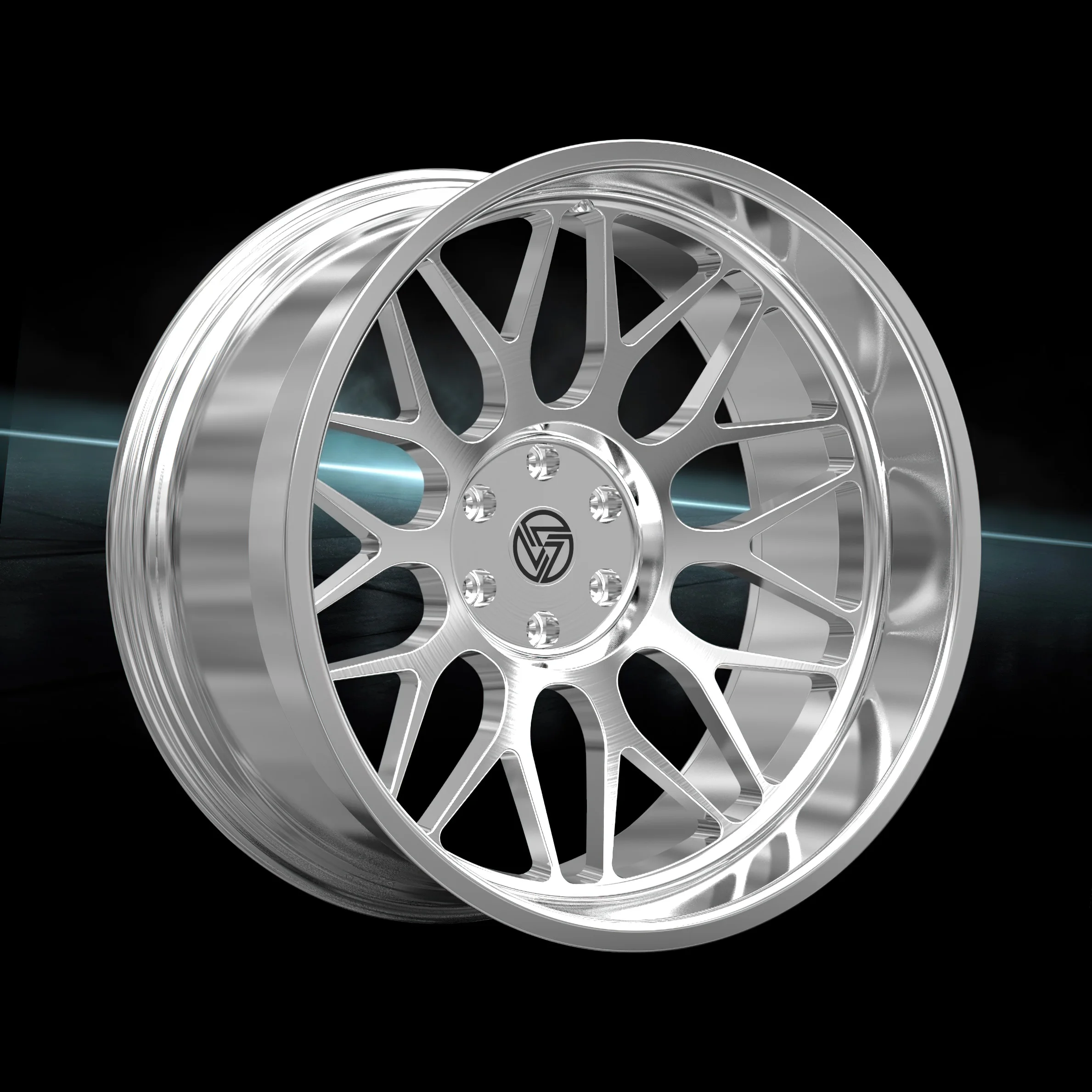 XL Luxury Deep Concave 6x135 Passenger Car Rims Customized Gloss Gold and Sliver Forged Wheel for Off-road and Pickup - Image 4
