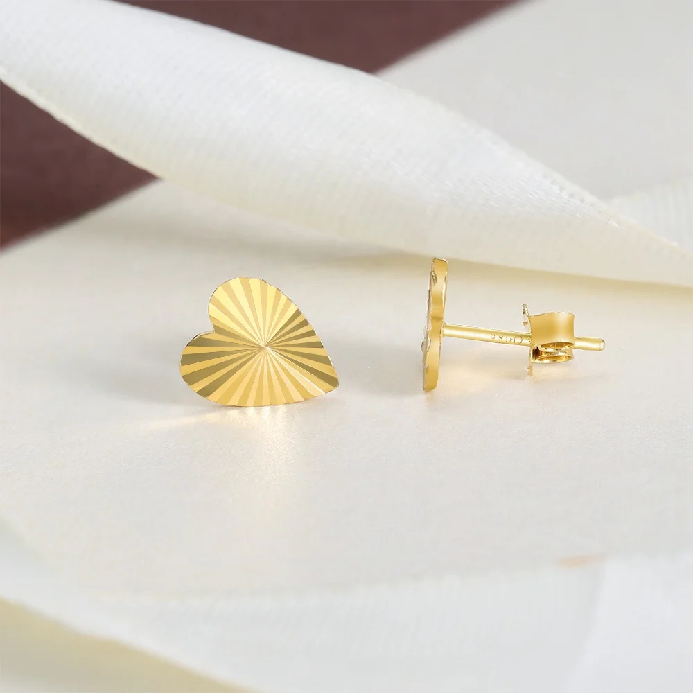 trend 2022 radiation pattern ear ring jewelry 925 sterling silver earrings gold dubai gold stud earrings