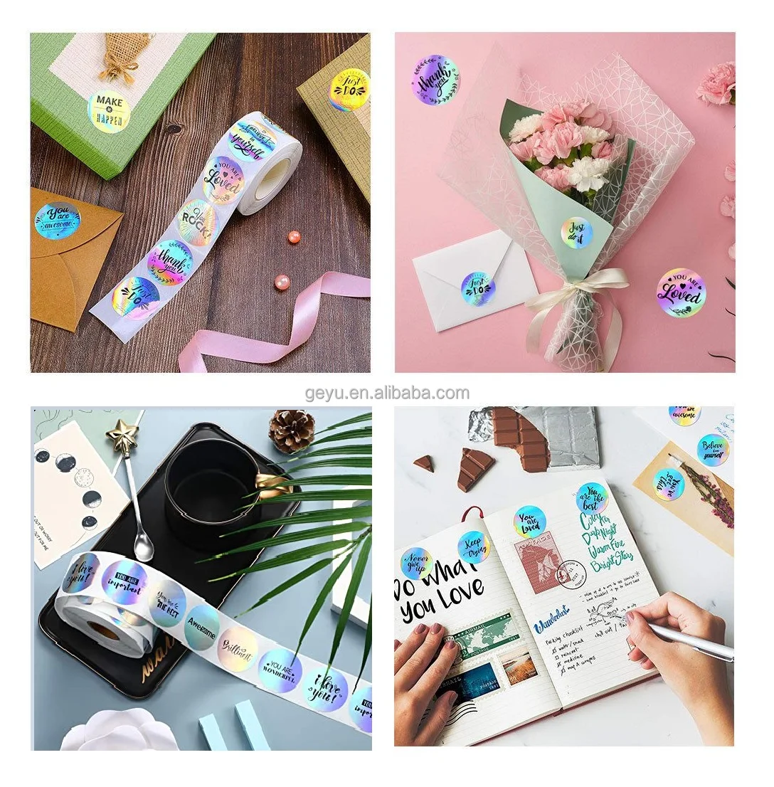 Waterproof Custom Roll Logo Luxury Packaging Bottle Embossed Gold Foil