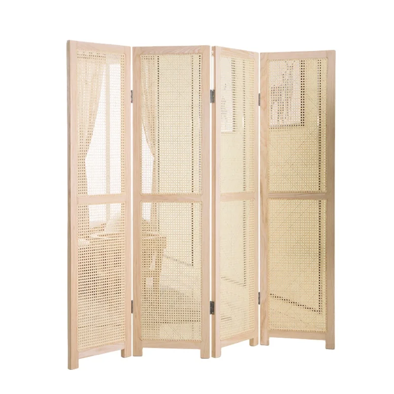 Folding Screen Mobile Partition Wall Simple Living Room Bedroom Block Home Room Screen Curtain