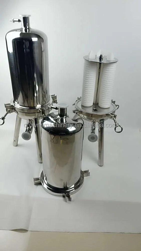 Ss Cartridge Filter Housing For Water Purification Stainless Steel Series Multi Cartridge Filter Housing Chamber