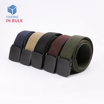 for Wholesale Amazon Adjust Heavy Duty Quick Release Custom Logo Police Outdoor Military Army Tactical Nylon Fabric Canvas Belt
