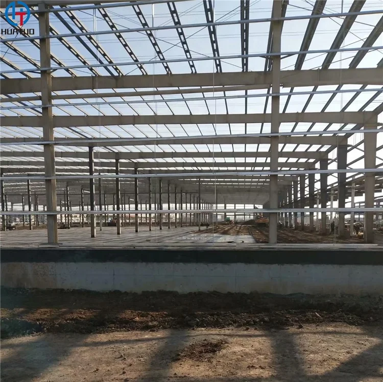 Prefabricated I Steel Column Q355 Quality H Beams Warehouse With Single Span Structural Building