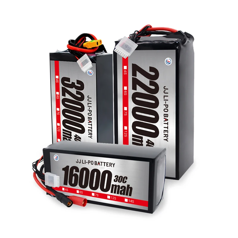 リチウムポリマーバッテリー12000mah 16000mah 22000mah 25c 6s 7s 12s