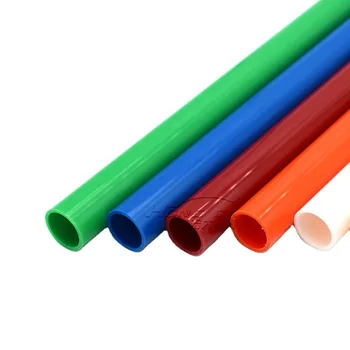 high quality customized colorful round ABS tubes Extruded ABS Tube PVC PP PE plastic toy pipes