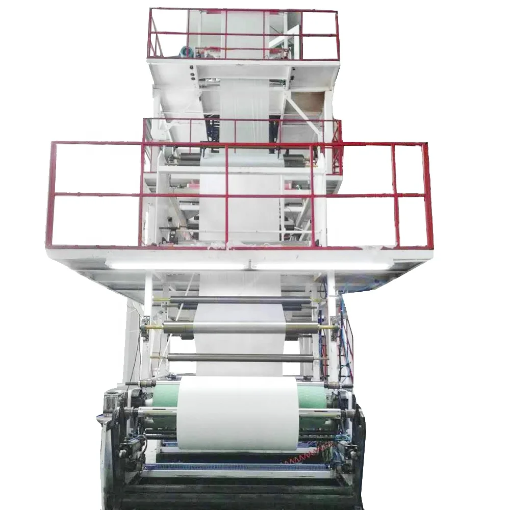 3 layer ABC ABA PE LDPE LLDPE 1000mm polyethylene film production line for polyethylene film making machine