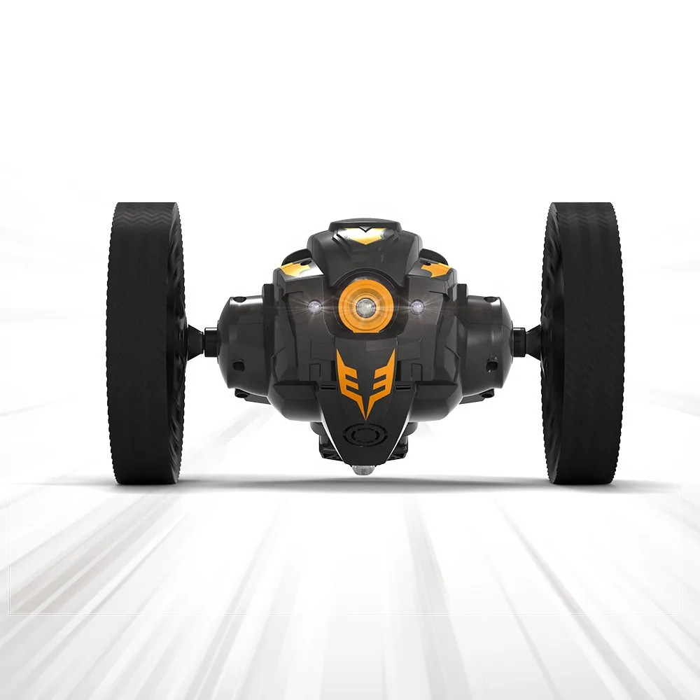Jinming 2.4Ghz WIFI Remote Control Bounce Car with Light and Music Multifunction RC Stunt Car with Camera