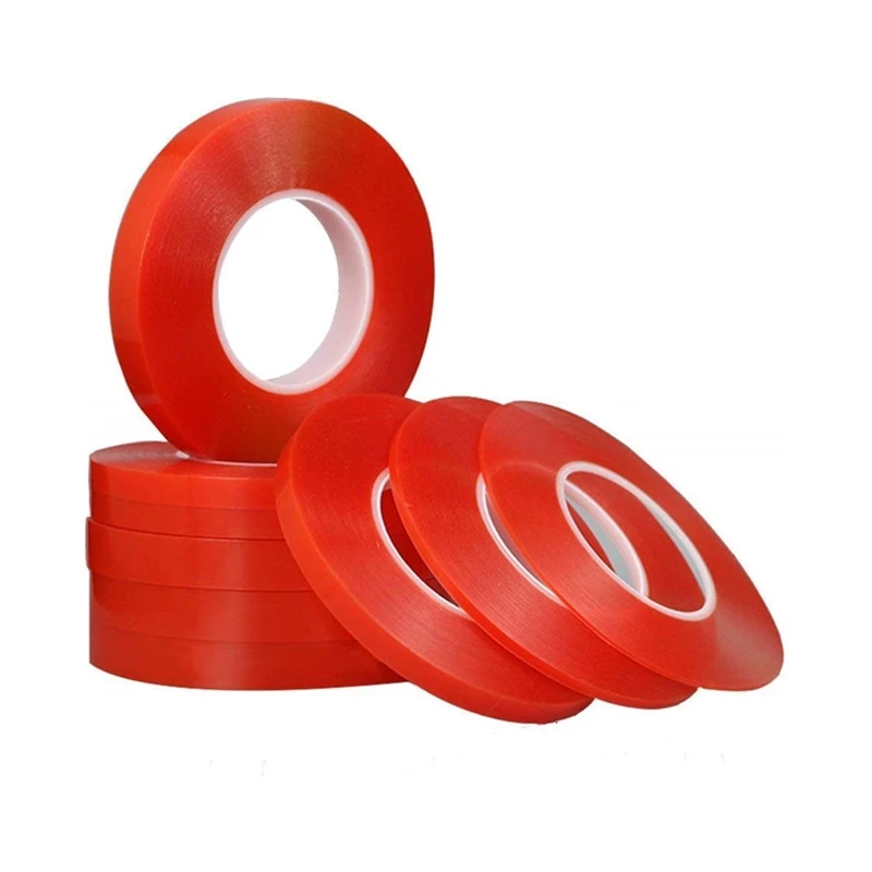 Buy Wholesale China Clear Heat Resistant Pet Adhesive Double Sided Red  Liner Polyester Tape & Double Sided Tissue Tape at USD 0.23