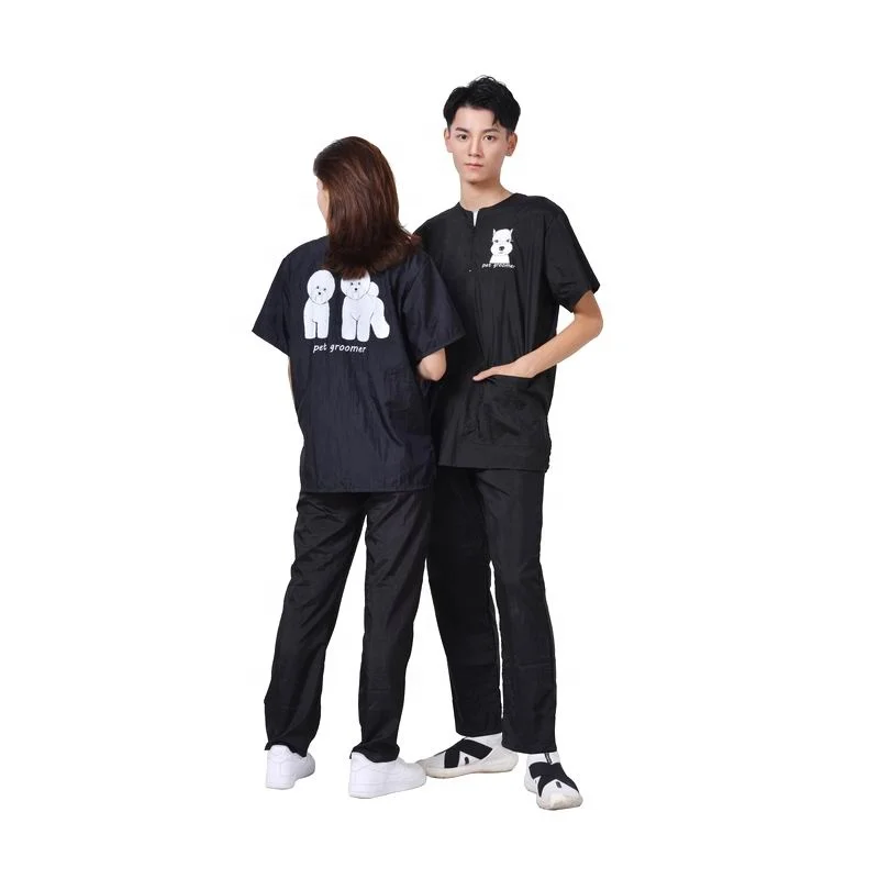 Униформа для ухода за домашними животными Парикмахерская куртка с рукавом школьная форма куртки