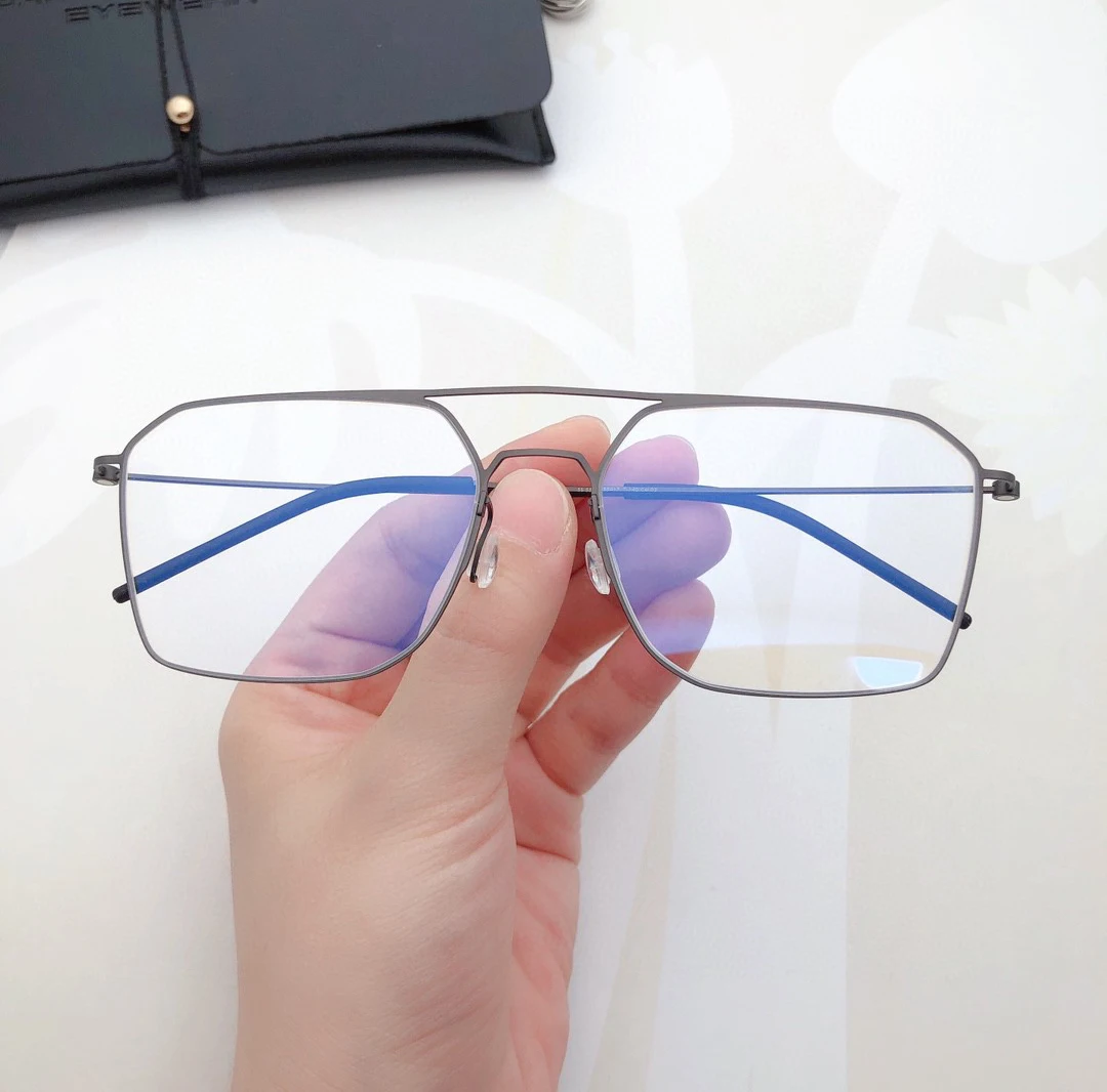 Cs5517 2023 High Titanium Optical Frame Good Quality Glasses For Men And Women Titan Eyewear