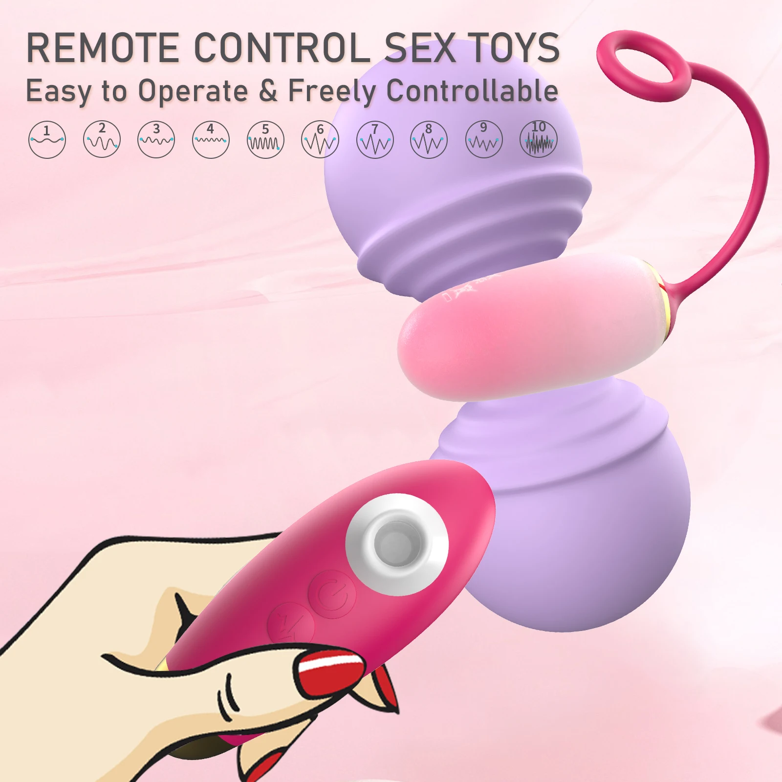 Sexspielzeug Fernbedienung Vibrator Bullet Hschen G-Punkt Vibratoren mit &  10 Vibration Wasserdichter Klitoris Stimulator