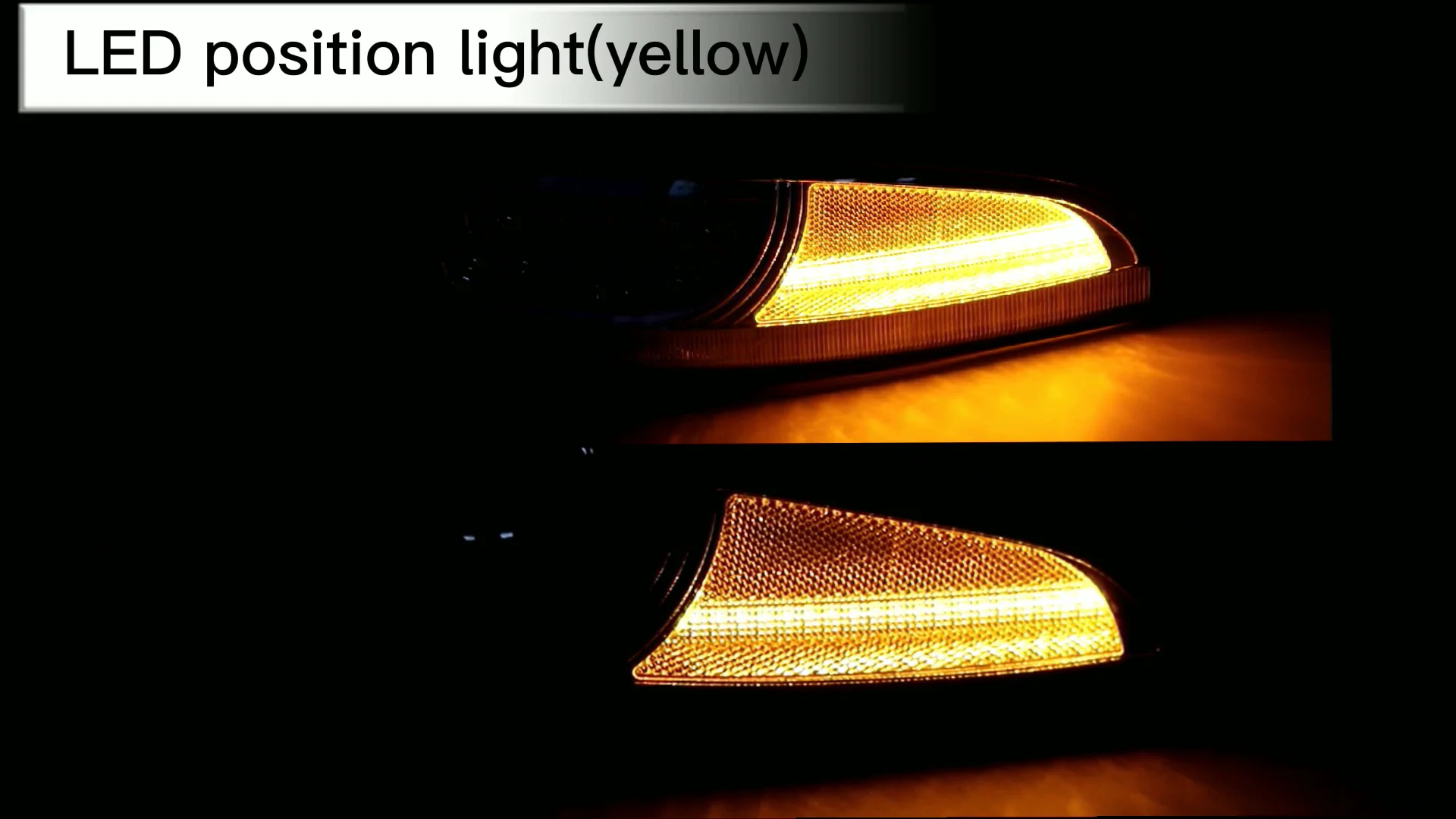 Ailead Unique Design Smoke Front Bumper Lamp Sequential Led Turn Signal Light Position Driving