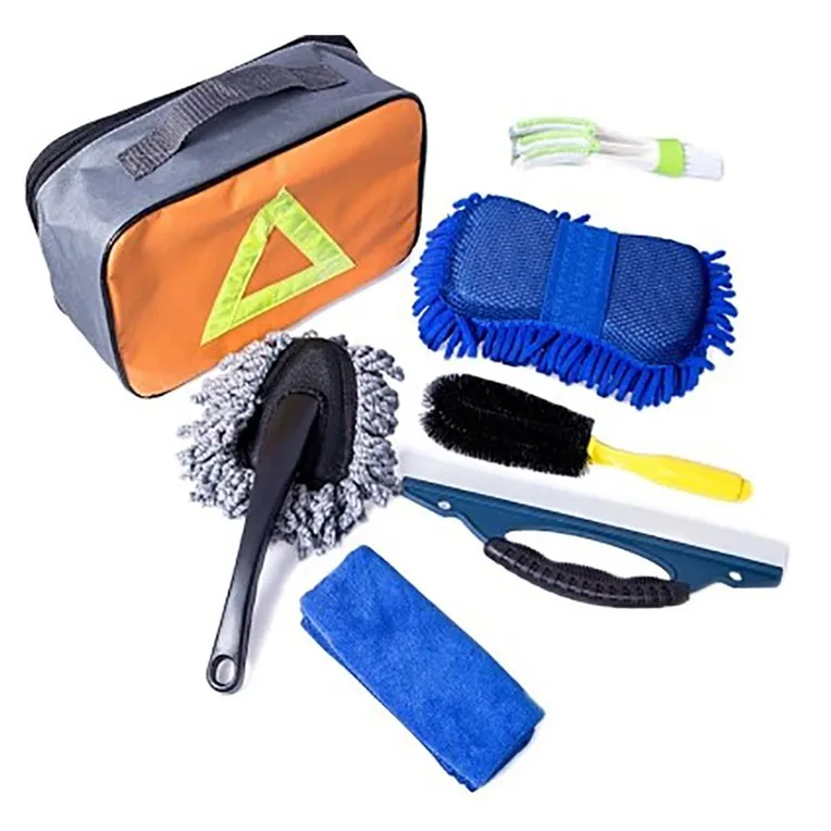 portable car wash accessories kit sponge
