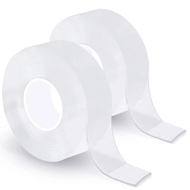 Reusable Nano Adhesive Tape Acrylic Double-sided Adhesive Transparent Waterproof Non-trace High Temperature Resistance