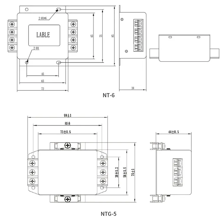 380/440 VAC DIN Rail Mount 3-Phase 3-Wire EMI Power Filter for CNC Spindles LV Products details