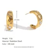 Star and Moon Earrings-Gold