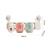 Milk white double compartments