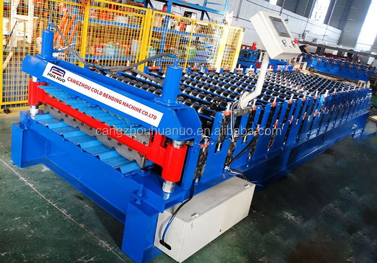 Rib Type Sheet Customized Ibr Corrugated Roof  Rolling Forming Tile Making Machine